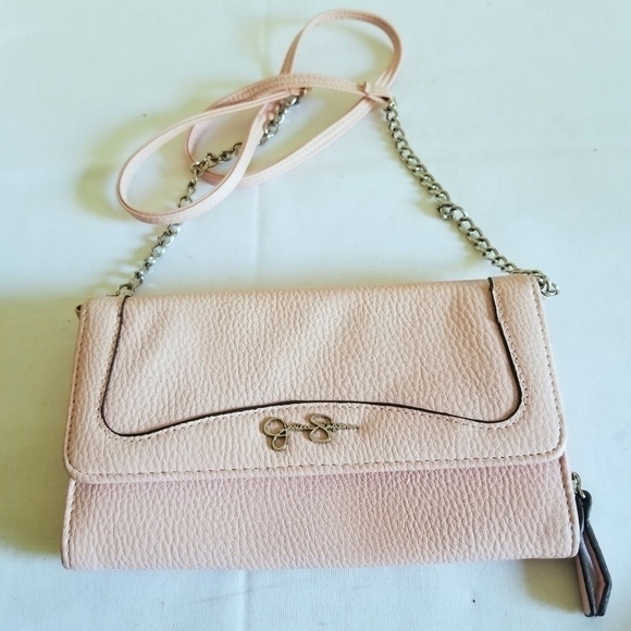 Jessica Simpson Pink Crossbody Wallet Handbag - Picture 12 of 12